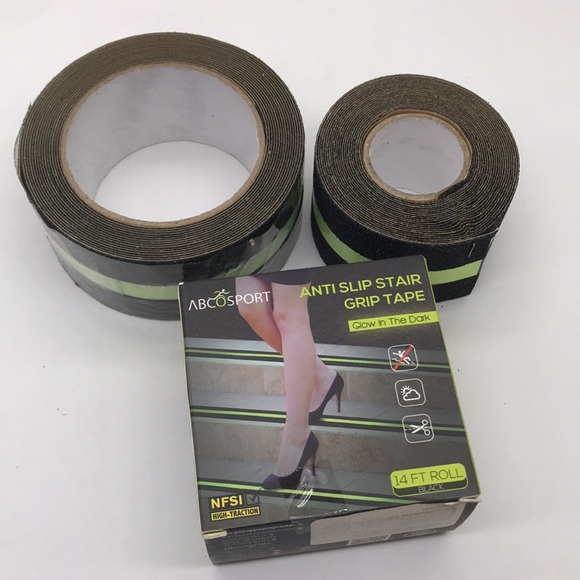 Abco Tech Anti-Slip Grip Tape-Glow in the Dark for Illumination Lot of Two (2) - Picture 8 of 14